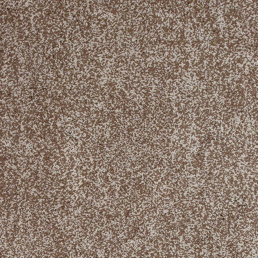 5' X 7' Beige And Brown Abstract Shag Hand Woven Area Rug