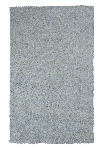 8' Blue Hand Woven Round Rug