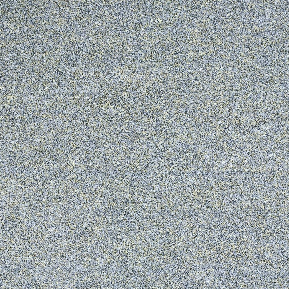8' X 11' Blue Shag Hand Woven Area Rug