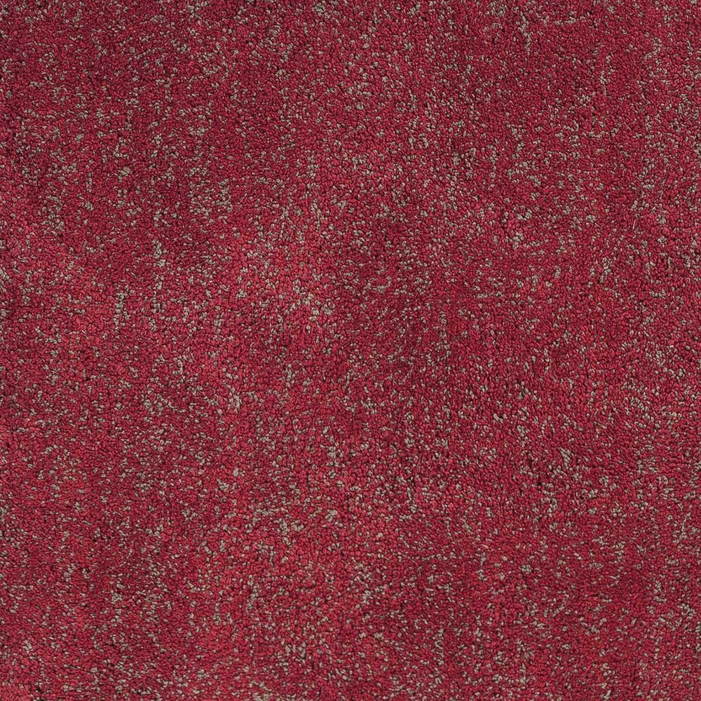 8' Red Hand Woven Round Rug