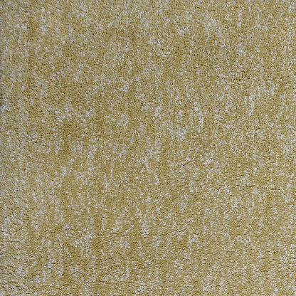 8' Yellow Hand Woven Round Rug
