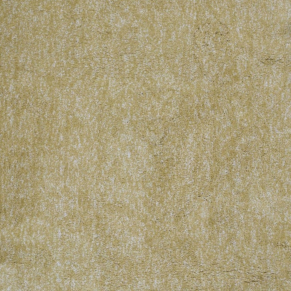 8' X 11' Yellow Shag Hand Woven Area Rug