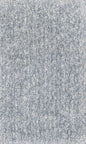 8' X 10' Slate Blue And Ivory Abstract Hand Woven Area Rug