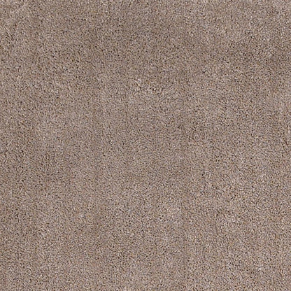 8' Beige Hand Woven Round Rug