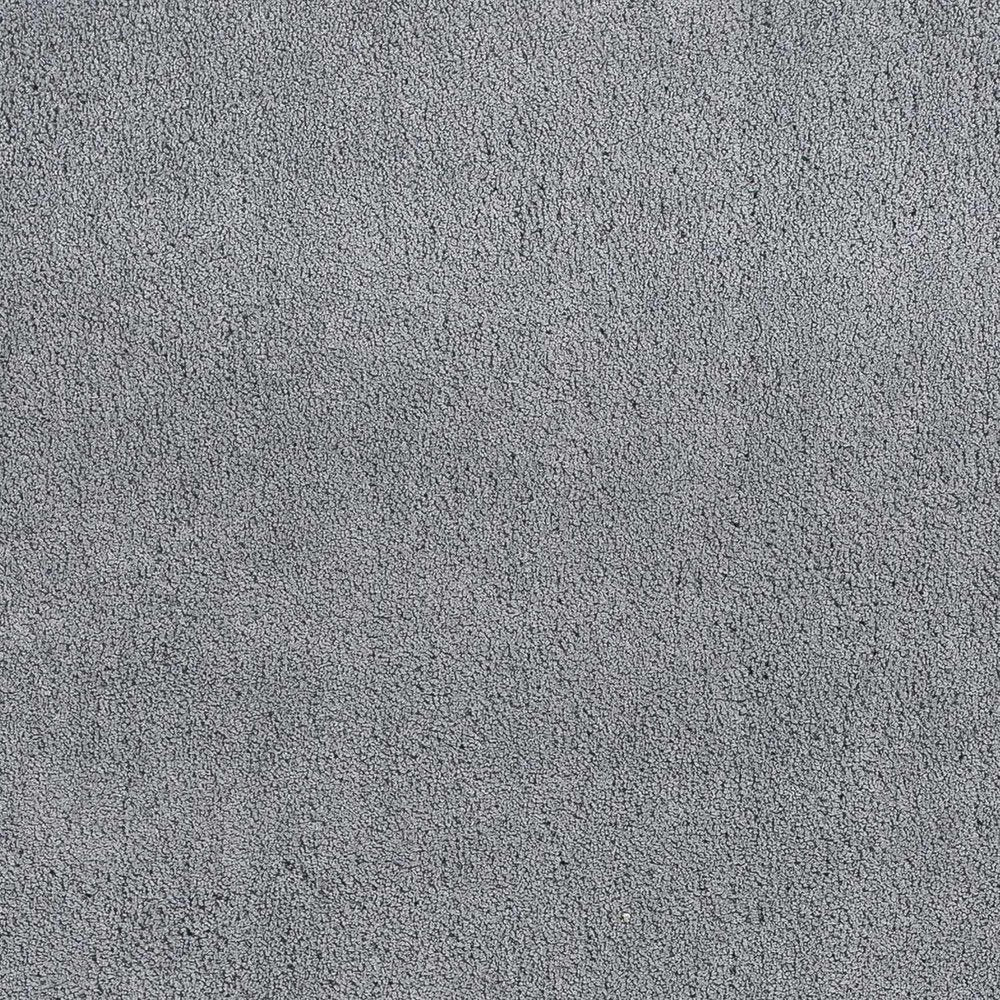 8' Gray Hand Woven Round Rug