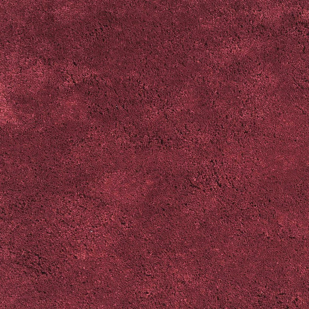 8' Red Hand Woven Round Rug