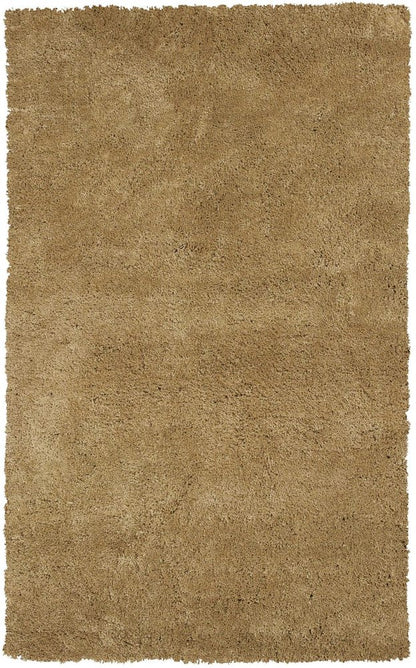 6' Gold Hand Woven Round Rug