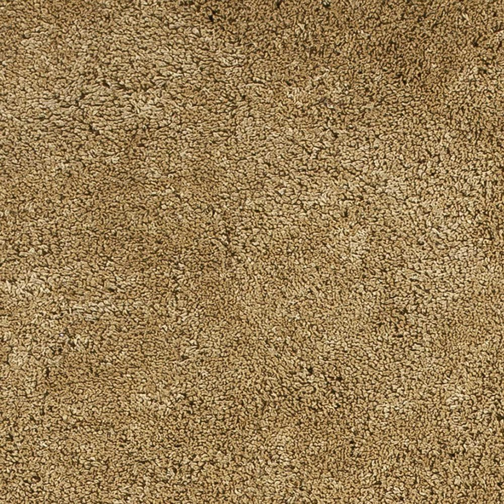 6' Gold Hand Woven Round Rug