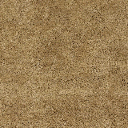 6' Gold Hand Woven Round Rug