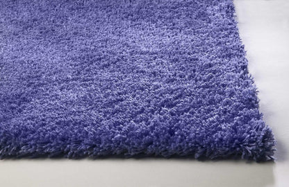 5' X 7' Purple Shag Hand Woven Area Rug