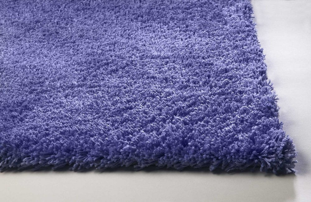 5' X 7' Purple Shag Hand Woven Area Rug