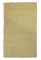6' Canary Yellow Hand Woven Round Rug