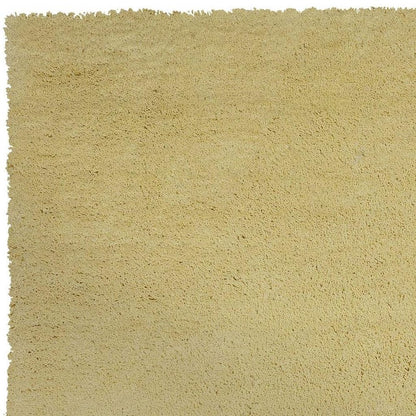 6' Canary Yellow Hand Woven Round Rug