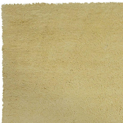 8' Canary Yellow Hand Woven Round Rug