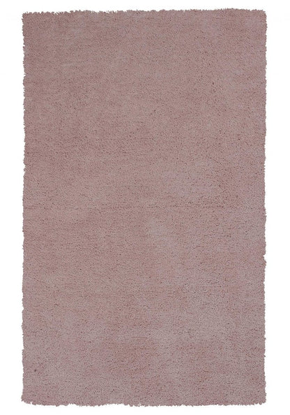 5' X 7' Pink Shag Hand Woven Area Rug