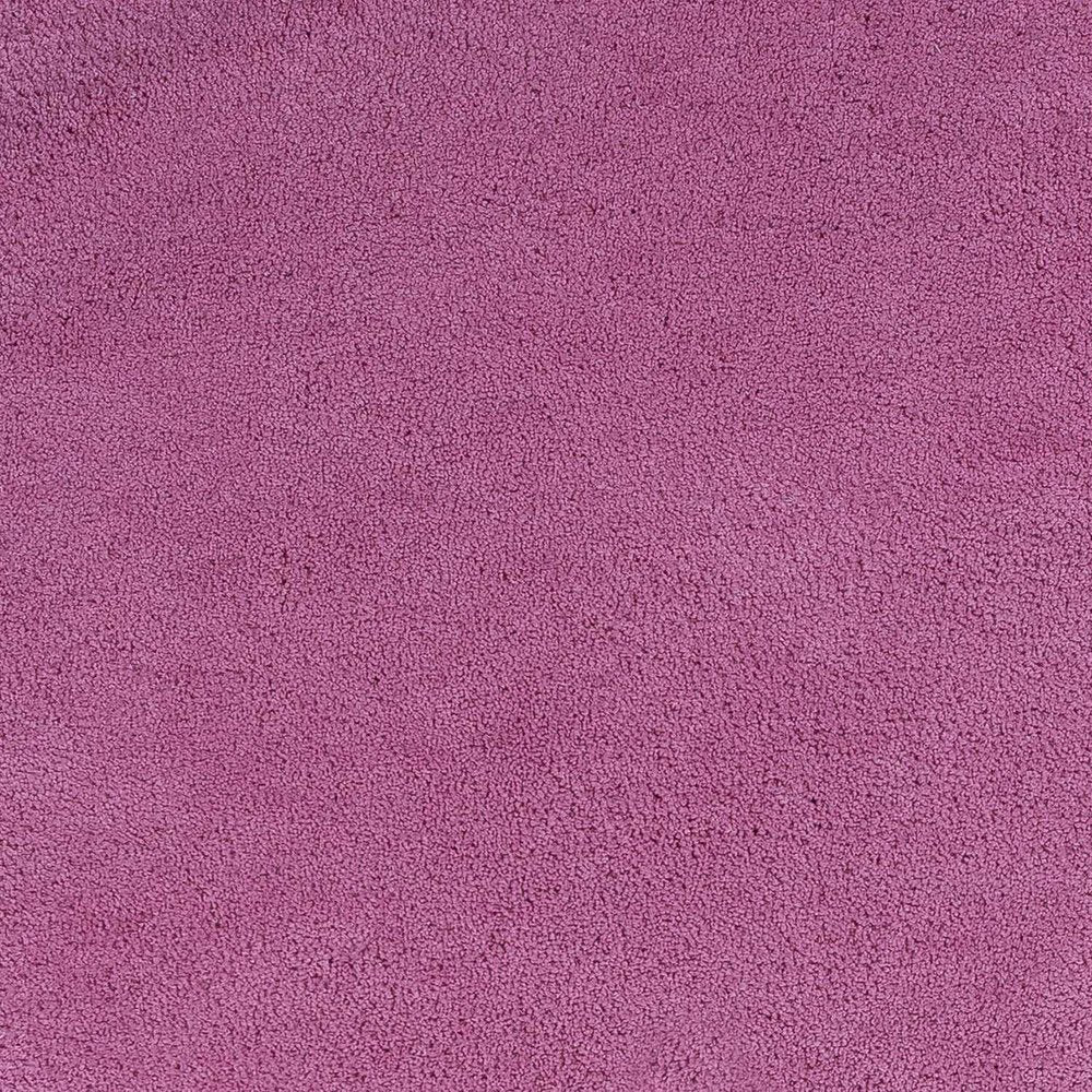 8' X 10' Hot Pink Shag Hand Woven Area Rug