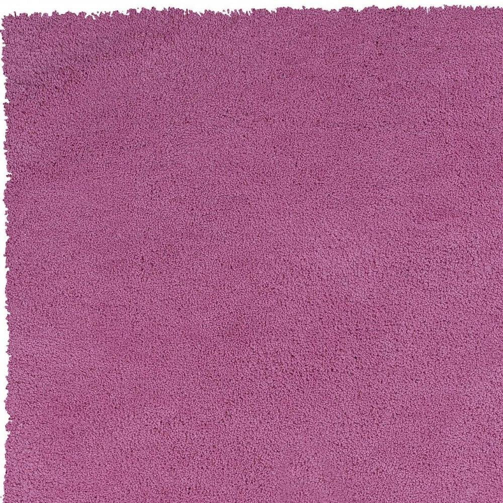 8' Hot Pink Hand Woven Round Rug