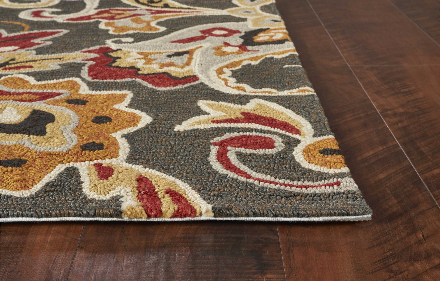 7' X 9'  Uv Treated Polypropylene Taupe Area Rug