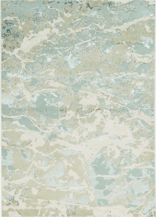 8' X 11' Sand Abstract Area Rug