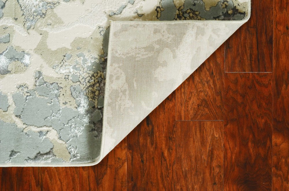 9' X 13' Sand Gray And Beige Abstract Area Rug