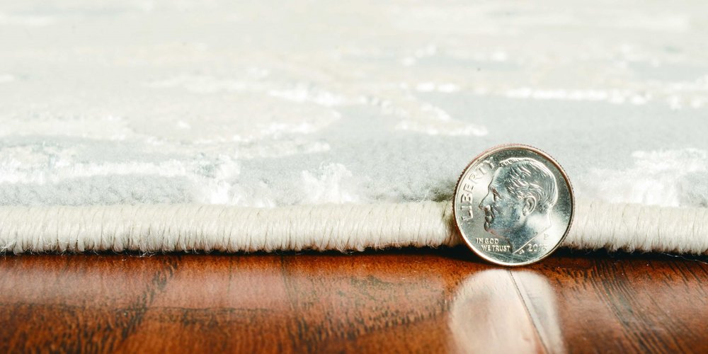 8' X 11' Sand Abstract Area Rug