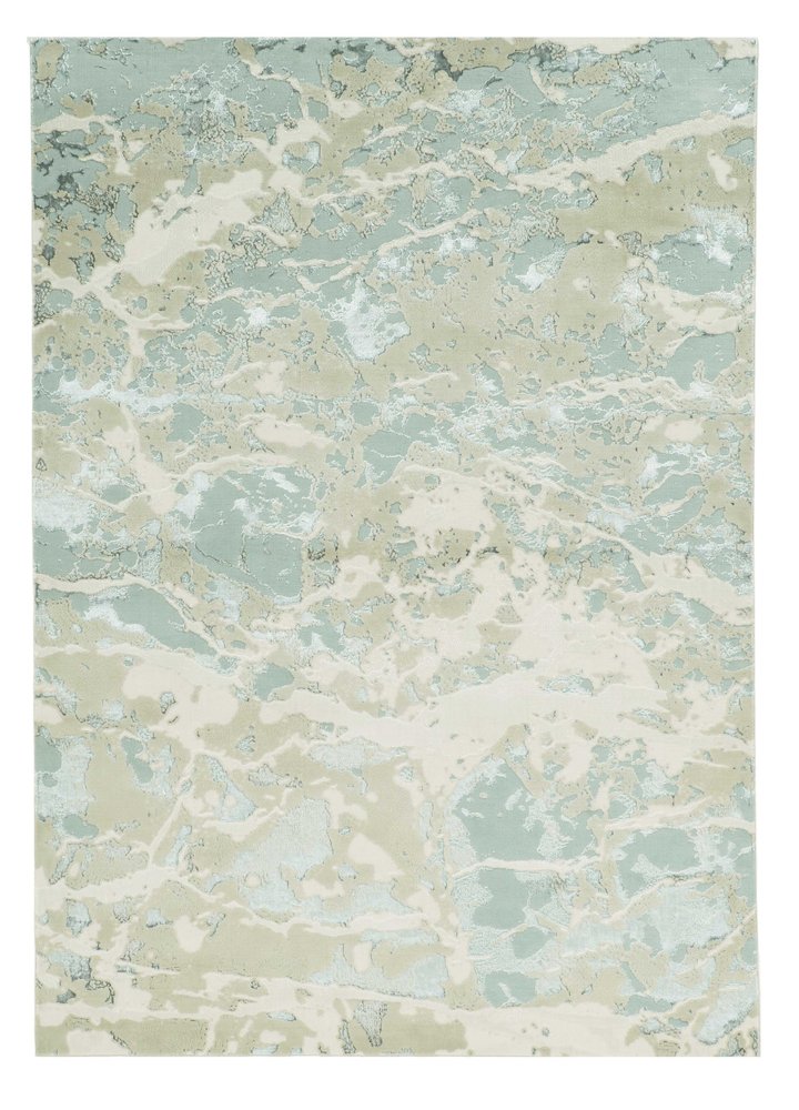 9' X 13' Sand Gray And Beige Abstract Area Rug