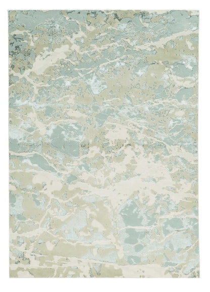 9' X 13' Sand Gray And Beige Abstract Area Rug