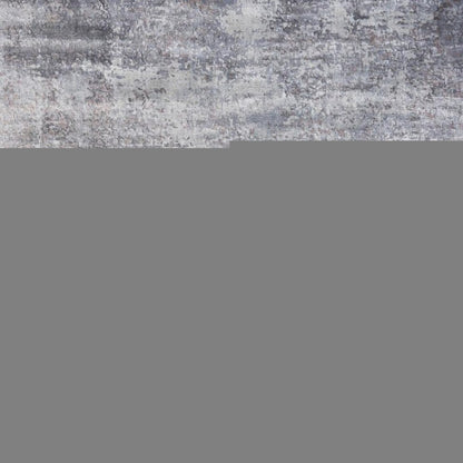 8' X 10' Slate Gray And Dark Gray Abstract Hand Loomed Area Rug