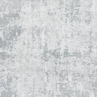 8' X 10' Dark Gray And Light Gray Abstract Hand Loomed Area Rug