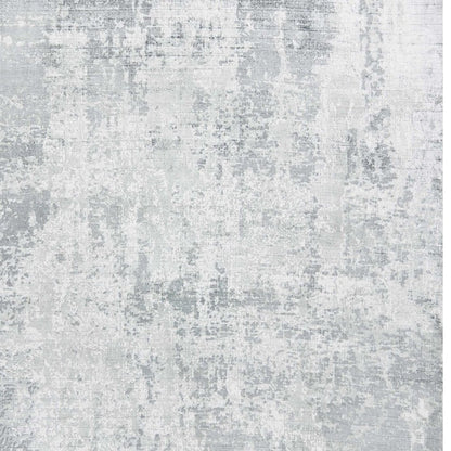 3' X 5' Dark Gray And Light Gray Abstract Hand Loomed Area Rug