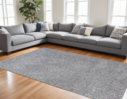 7' X 9'  Polypropylene Grey Area Rug