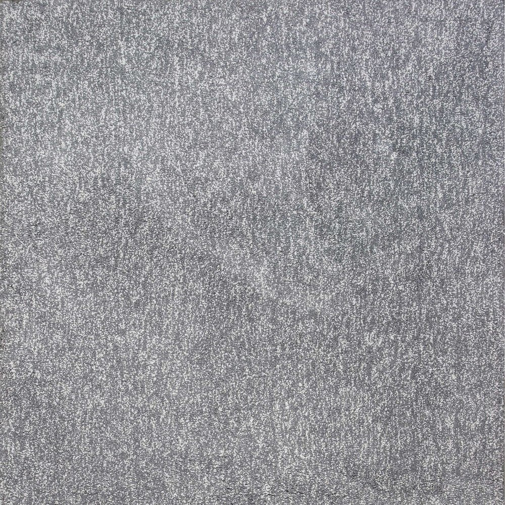 5' X 8' Gray And Light Gray Floral Medallion Area Rug