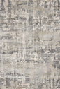 9' X 13' Gray And Tan Abstract Area Rug