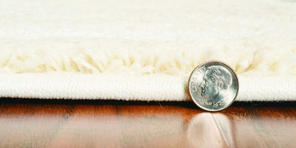 9' X 13' Ivory And Gray Abstract Area Rug