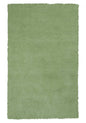 2' X 4' Green Shag Hand Woven Area Rug