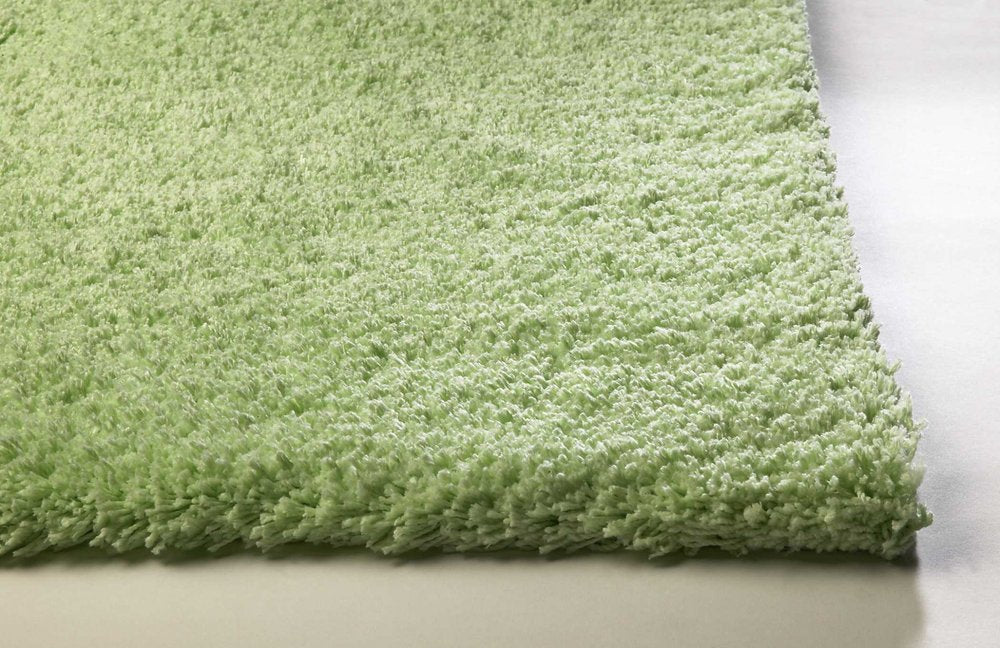 9' X 13' Green Hand Woven Area Rug