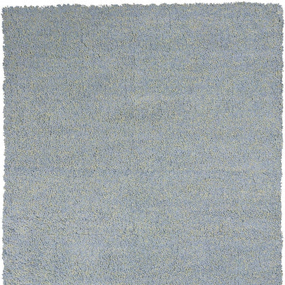 2' X 4' Polyester Blue Heather Area Rug