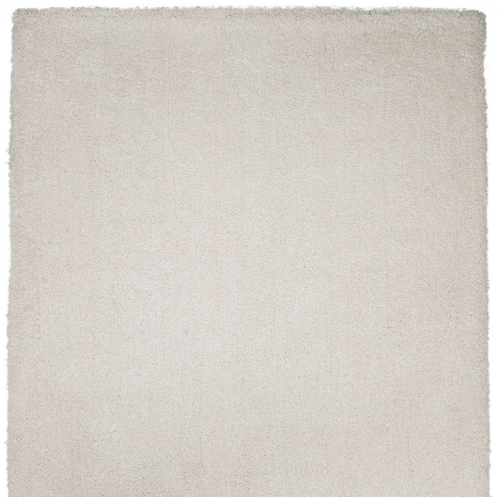 8' Ivory Hand Woven Round Rug