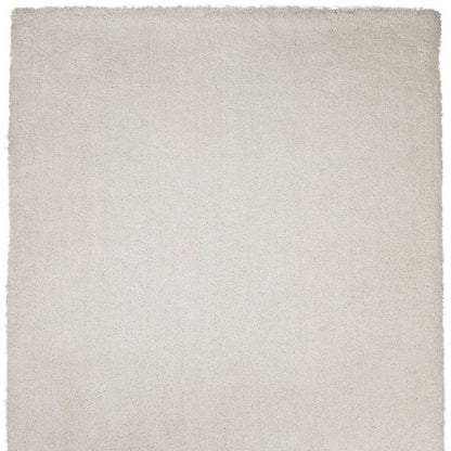 8' Ivory Hand Woven Round Rug