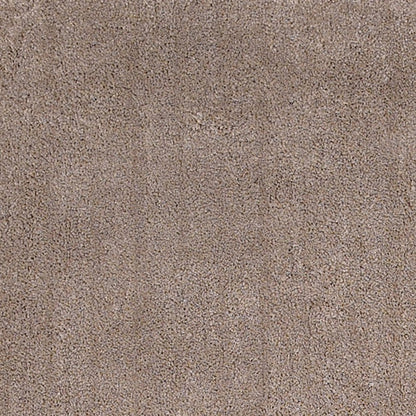 8' X 10' Beige Shag Hand Woven Area Rug