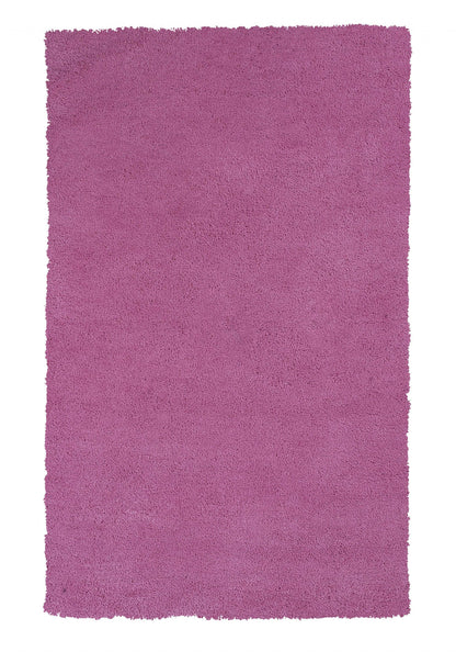 2' X 4' Hot Pink Indoor Shag Rug