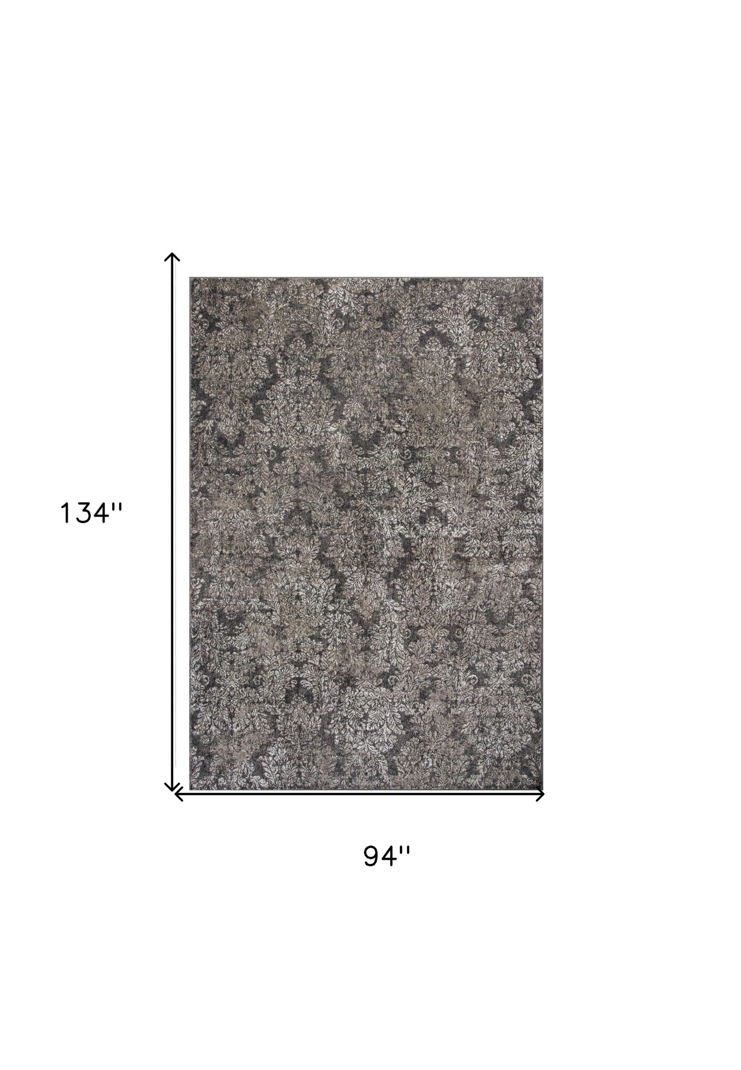 7' X 11'  Viscose Taupe Or  Sand Area Rug