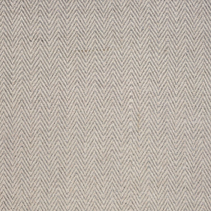 5' X 8' Oatmeal Beige Hand Woven Houndstooth Indoor Area Rug