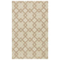 8' X 11' Ivory Wool Geometric Hand Tufted Area Rug