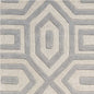 8' X 10' Gray Wool Geometric Hand Tufted Area Rug