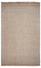 5' X 8' Beige And Gray Wool Chevron Hand Woven Area Rug