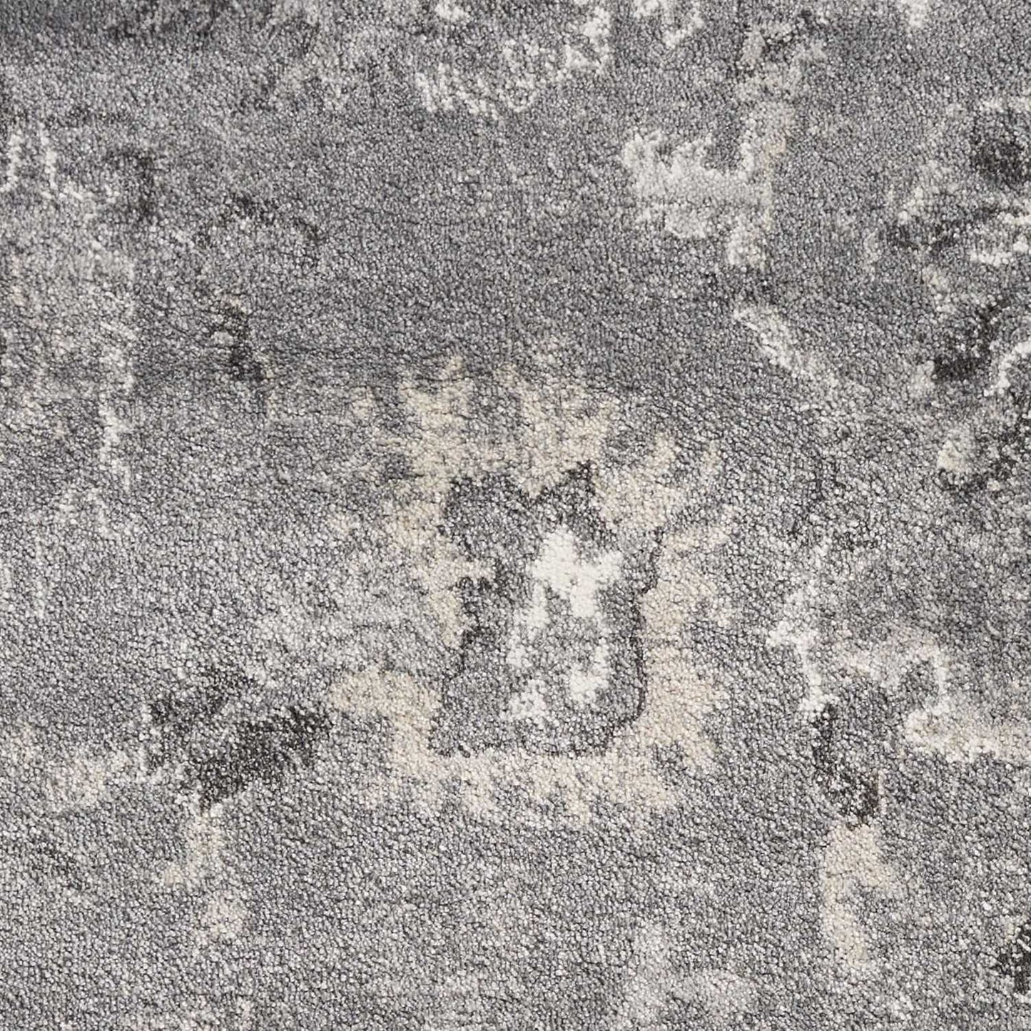 7' X 9'  Polypropylene Grey Area Rug