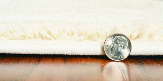 5' X 8' Ivory And Gray Abstract Area Rug