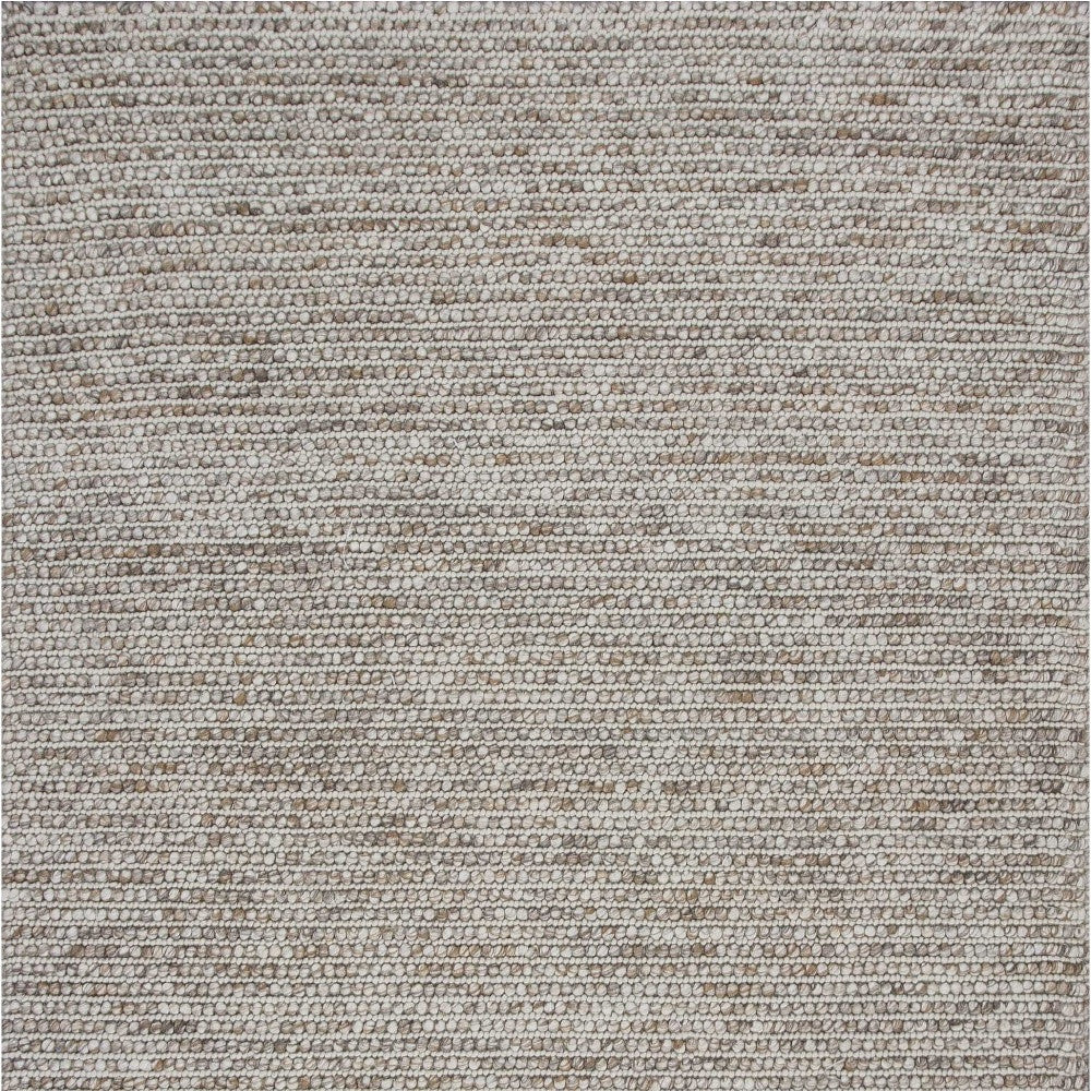 3' X 5' Natural Wool Handmade Area Rug