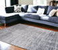 5' X 7'  Viscose Slate Area Rug